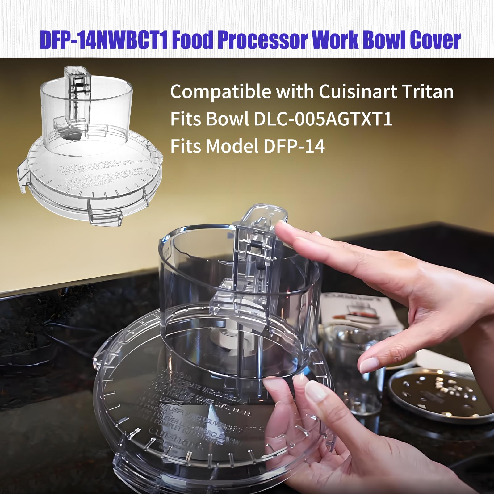 Amazon.com: DFP-14NWBCT1 Food Processor Work Bowl Lid Compatible